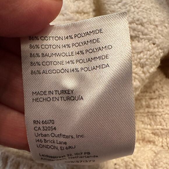 Anthropologie Pilcro Cold Shoulder Fisherman Sweater Knit Size Smalll - Picture 11 of 11